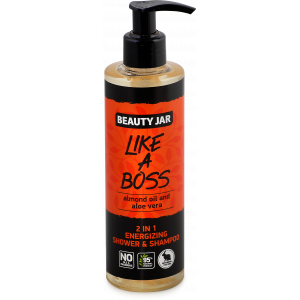Beauty Jar LIKE A BOSS - 2 in 1 tonizuojantis dušo prausiklis-šampūnas 250 ml